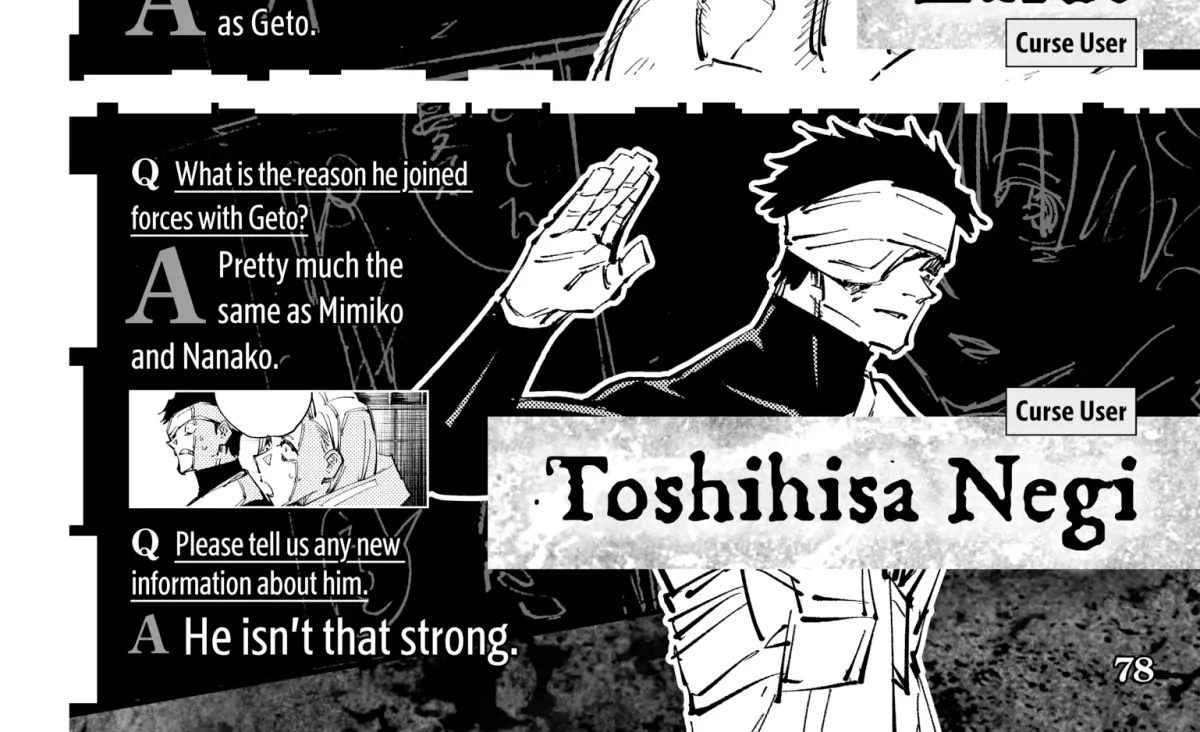 Jujutsu Kaisen: The Official Character Guide Chapter 1 page 142 - 