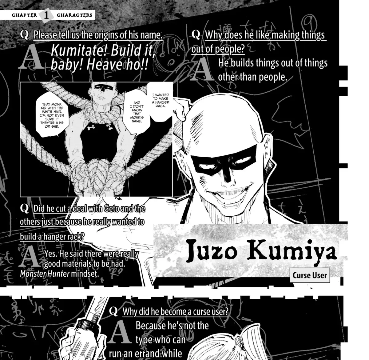 Jujutsu Kaisen: The Official Character Guide Chapter 1 page 143 - 