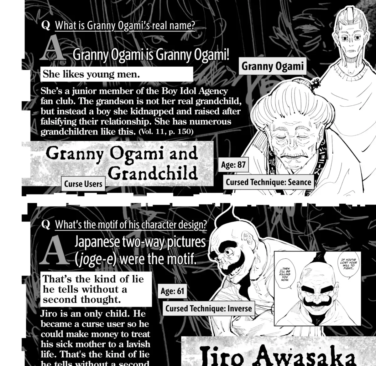 Jujutsu Kaisen: The Official Character Guide Chapter 1 page 145 - 