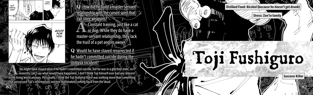 Jujutsu Kaisen: The Official Character Guide Chapter 1 page 150 - 