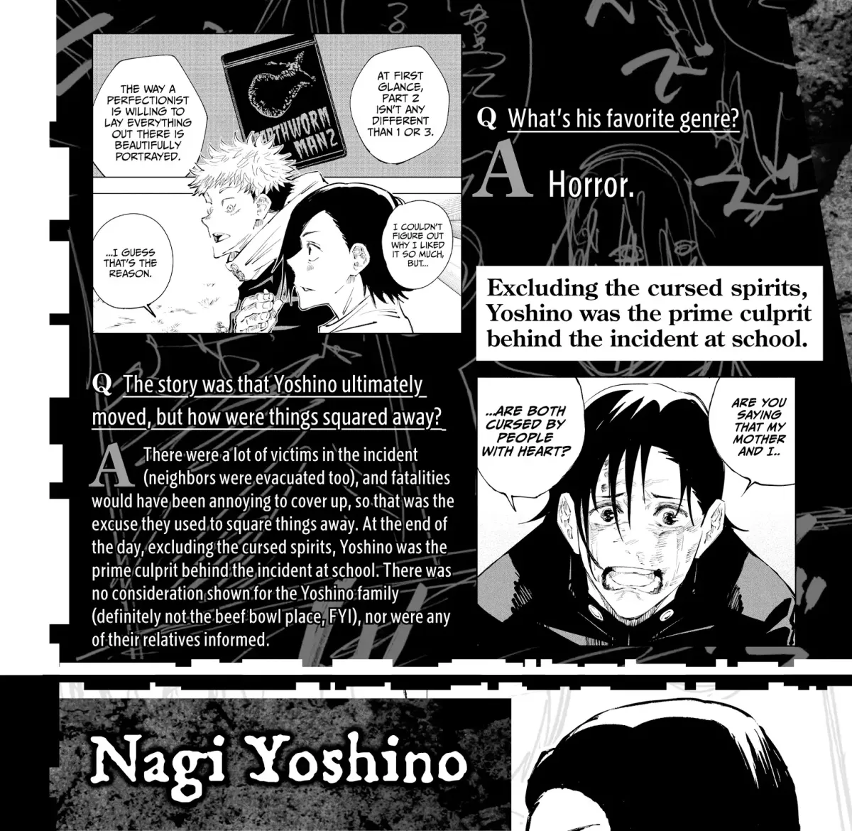 Jujutsu Kaisen: The Official Character Guide Chapter 1 page 155 - 