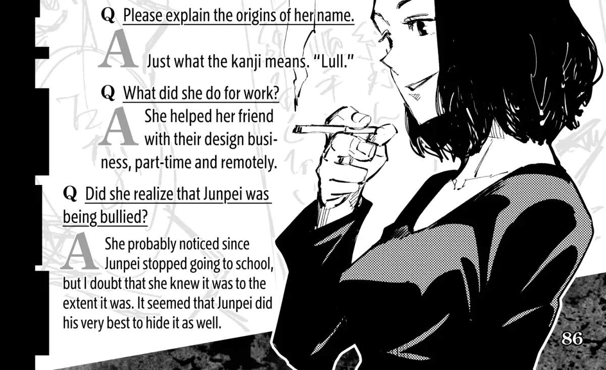 Jujutsu Kaisen: The Official Character Guide Chapter 1 page 156 - 
