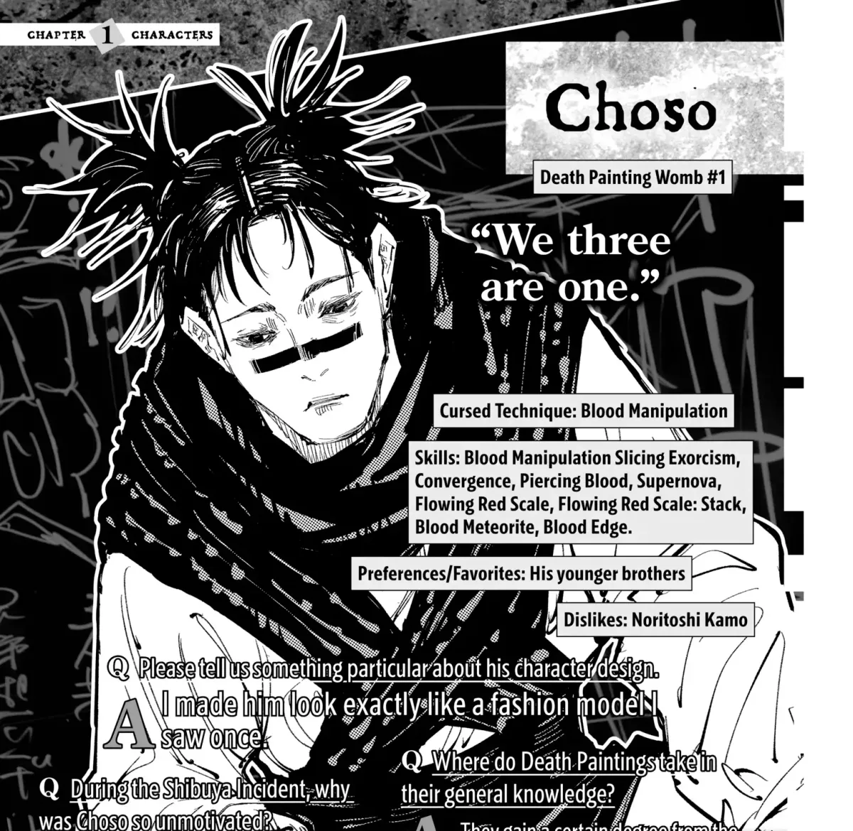Jujutsu Kaisen: The Official Character Guide Chapter 1 page 157 - 