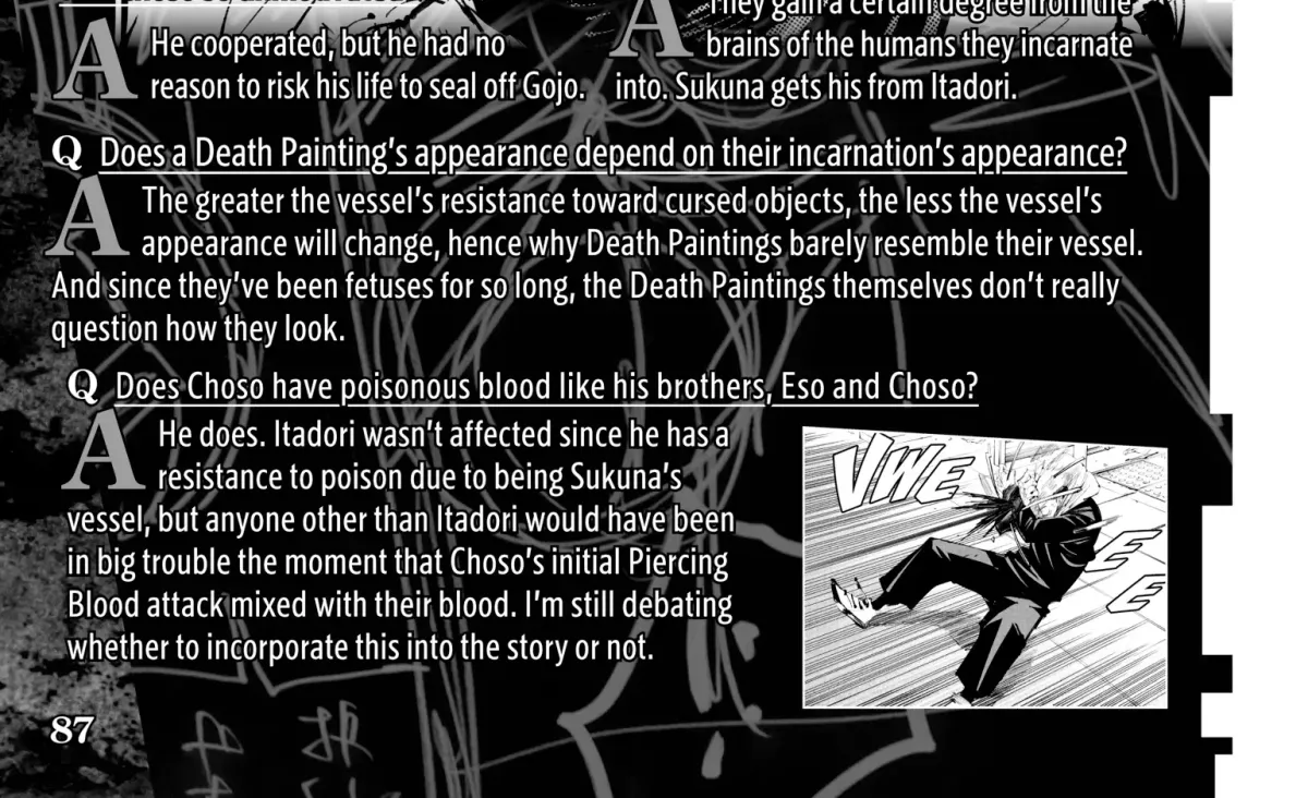 Jujutsu Kaisen: The Official Character Guide Chapter 1 page 158 - 