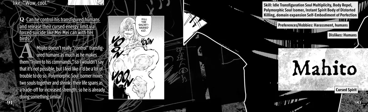 Jujutsu Kaisen: The Official Character Guide Chapter 1 page 164 - 