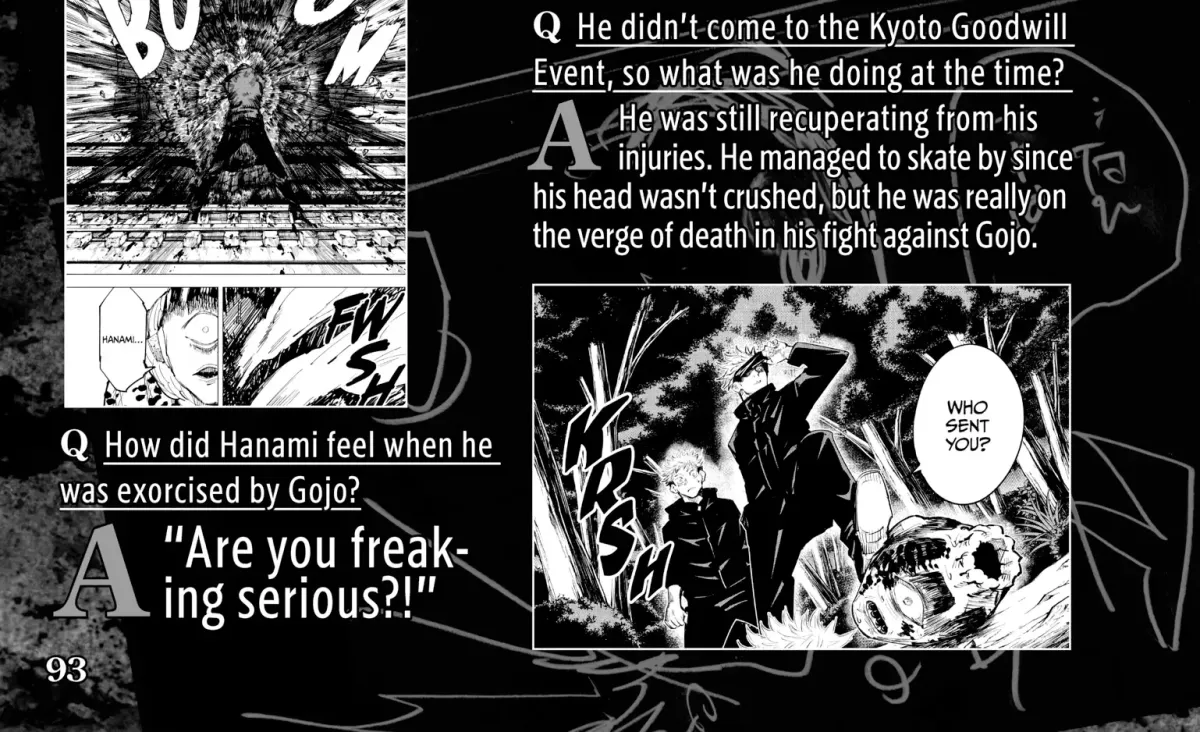 Jujutsu Kaisen: The Official Character Guide Chapter 1 page 168 - 