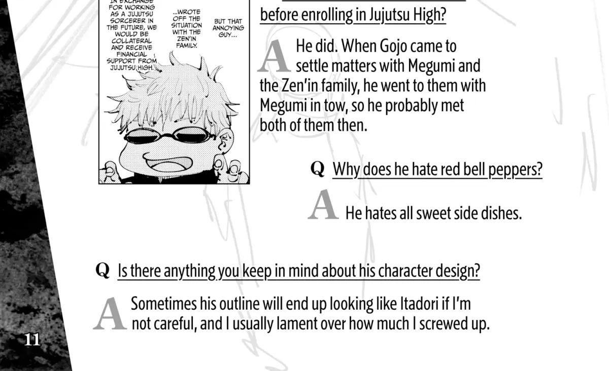 Jujutsu Kaisen: The Official Character Guide Chapter 1 page 18 - 