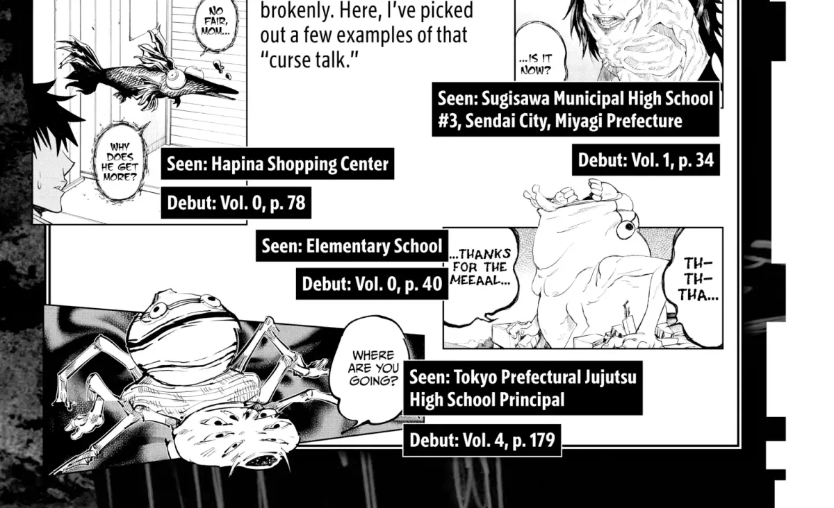 Jujutsu Kaisen: The Official Character Guide Chapter 1 page 176 - 