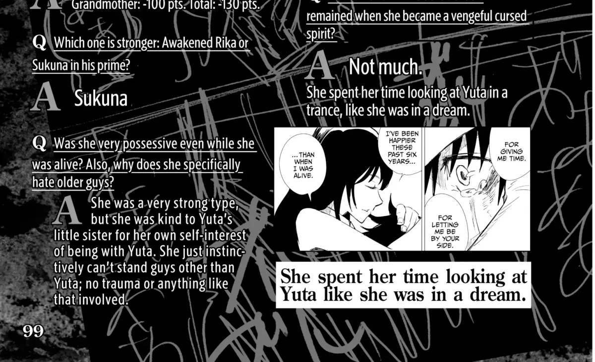 Jujutsu Kaisen: The Official Character Guide Chapter 1 page 180 - 