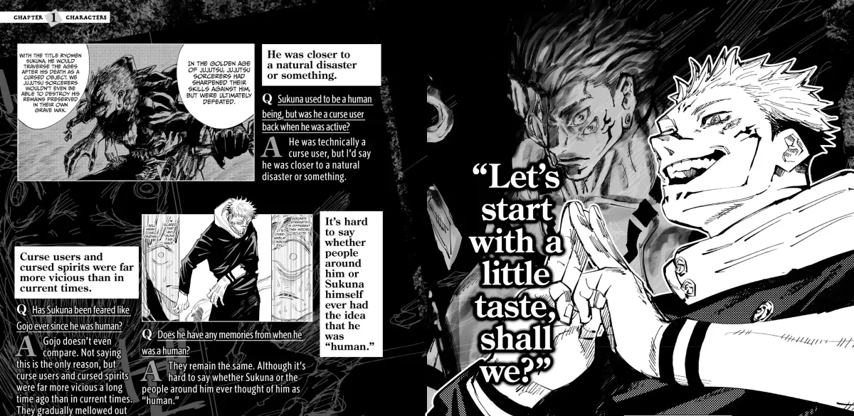 Jujutsu Kaisen: The Official Character Guide Chapter 1 page 181 - 