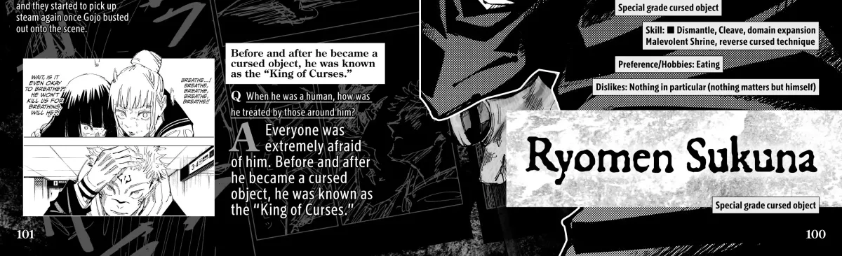 Jujutsu Kaisen: The Official Character Guide Chapter 1 page 182 - 