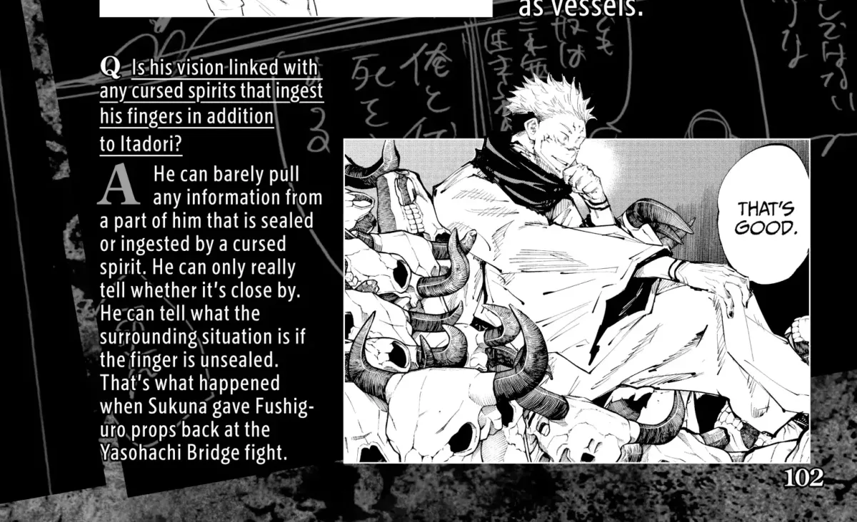 Jujutsu Kaisen: The Official Character Guide Chapter 1 page 184 - 