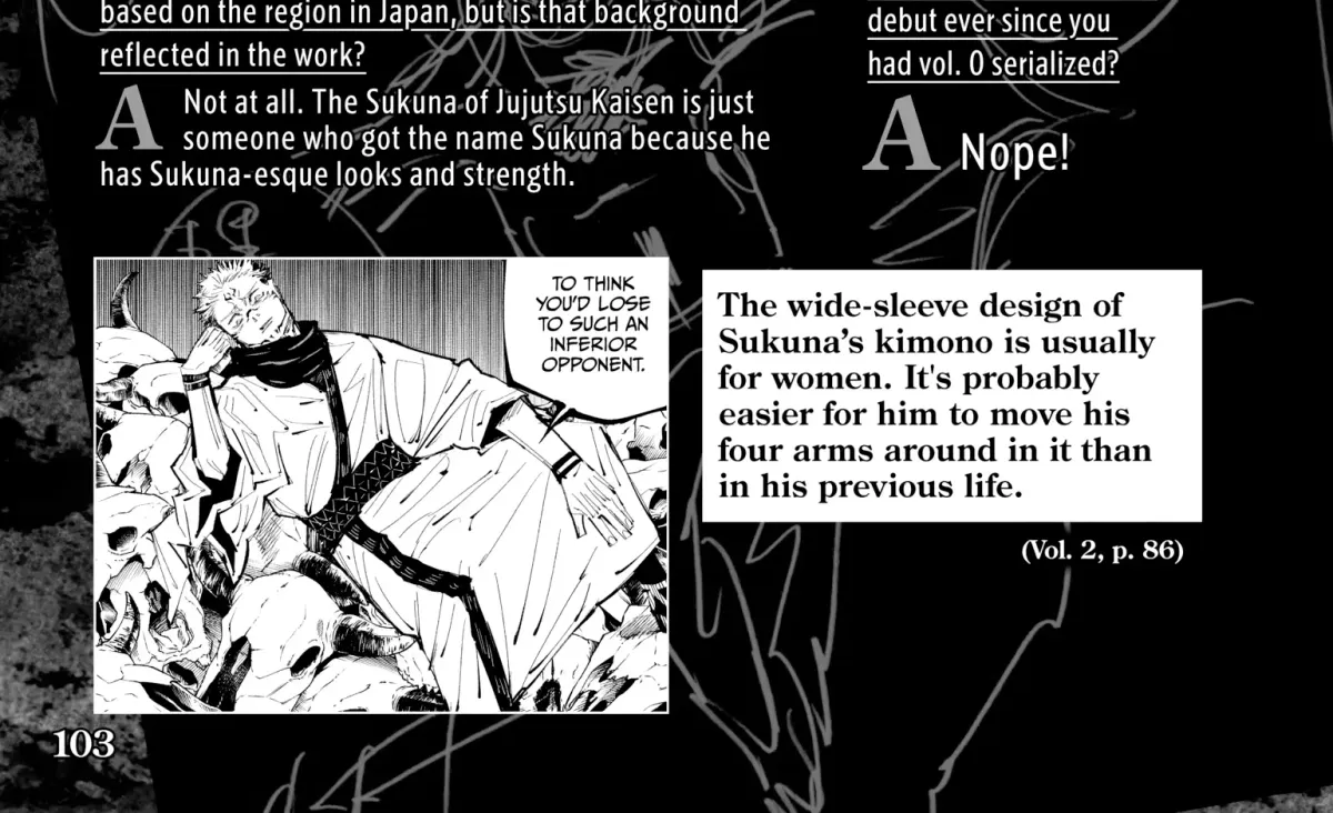 Jujutsu Kaisen: The Official Character Guide Chapter 1 page 186 - 