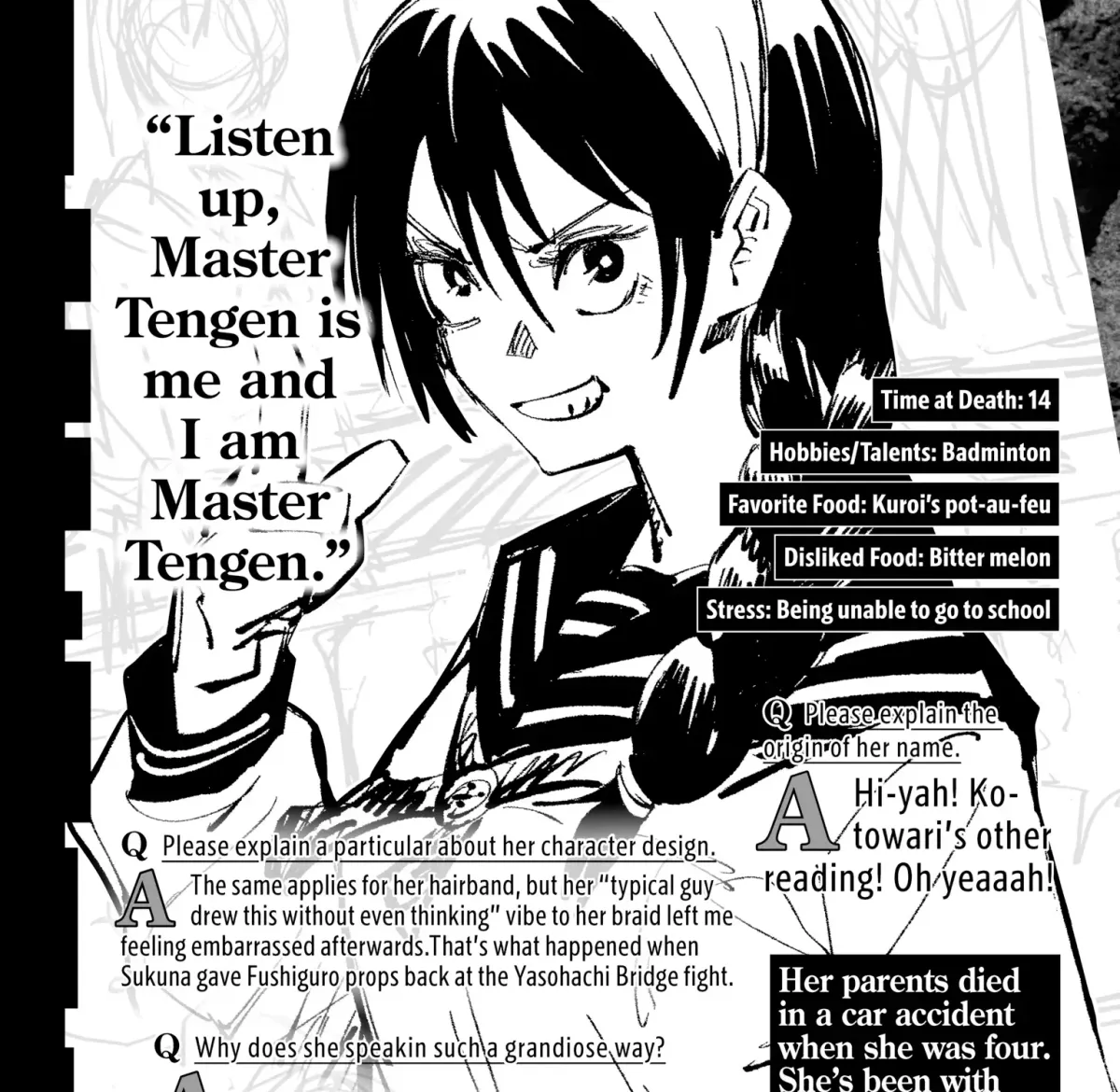 Jujutsu Kaisen: The Official Character Guide Chapter 1 page 187 - 