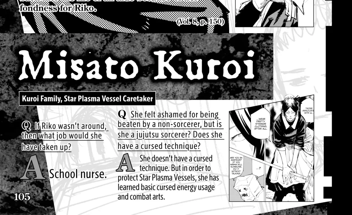Jujutsu Kaisen: The Official Character Guide Chapter 1 page 190 - 