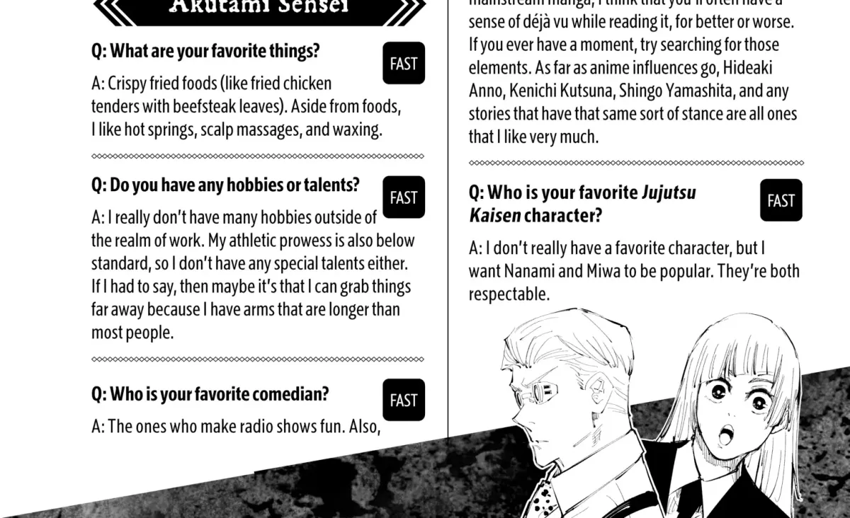 Jujutsu Kaisen: The Official Character Guide Chapter 1 page 214 - 