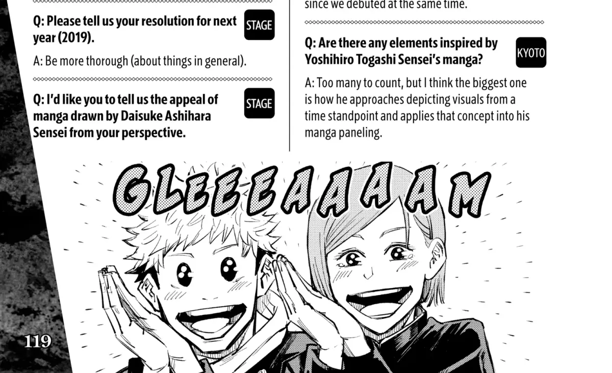Jujutsu Kaisen: The Official Character Guide Chapter 1 page 216 - 