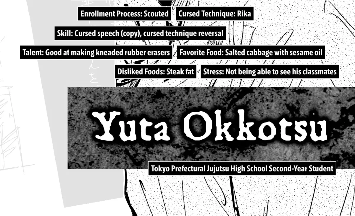 Jujutsu Kaisen: The Official Character Guide Chapter 1 page 28 - 