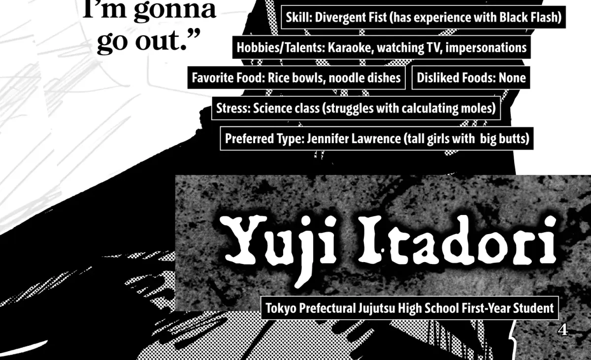 Jujutsu Kaisen: The Official Character Guide Chapter 1 page 4 - 