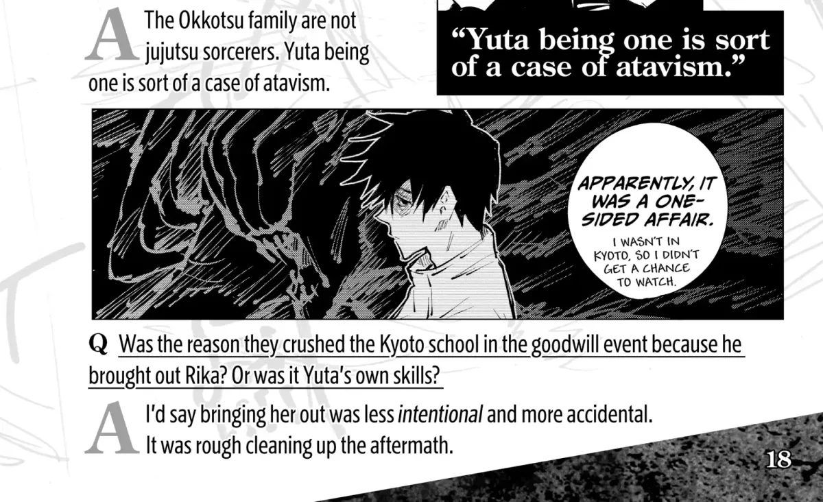 Jujutsu Kaisen: The Official Character Guide Chapter 1 page 32 - 