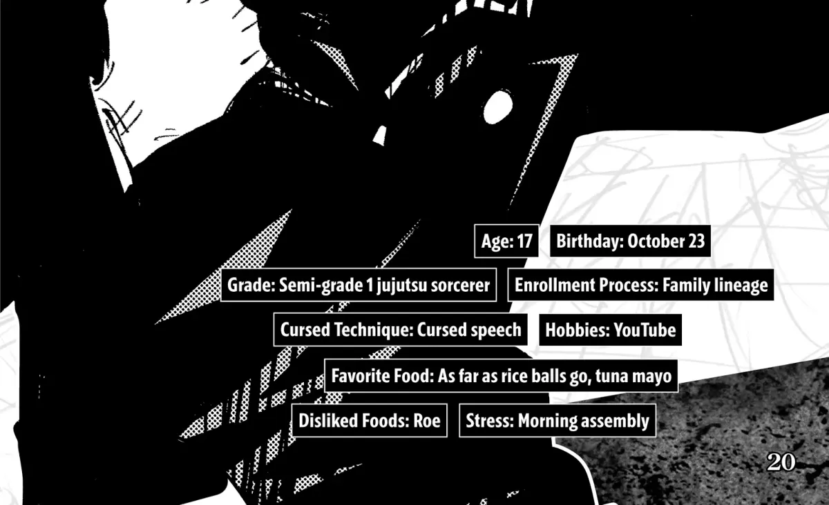 Jujutsu Kaisen: The Official Character Guide Chapter 1 page 36 - 