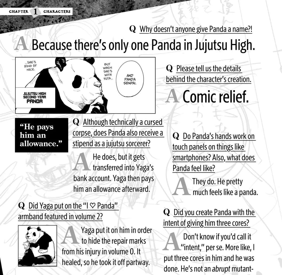 Jujutsu Kaisen: The Official Character Guide Chapter 1 page 45 - 