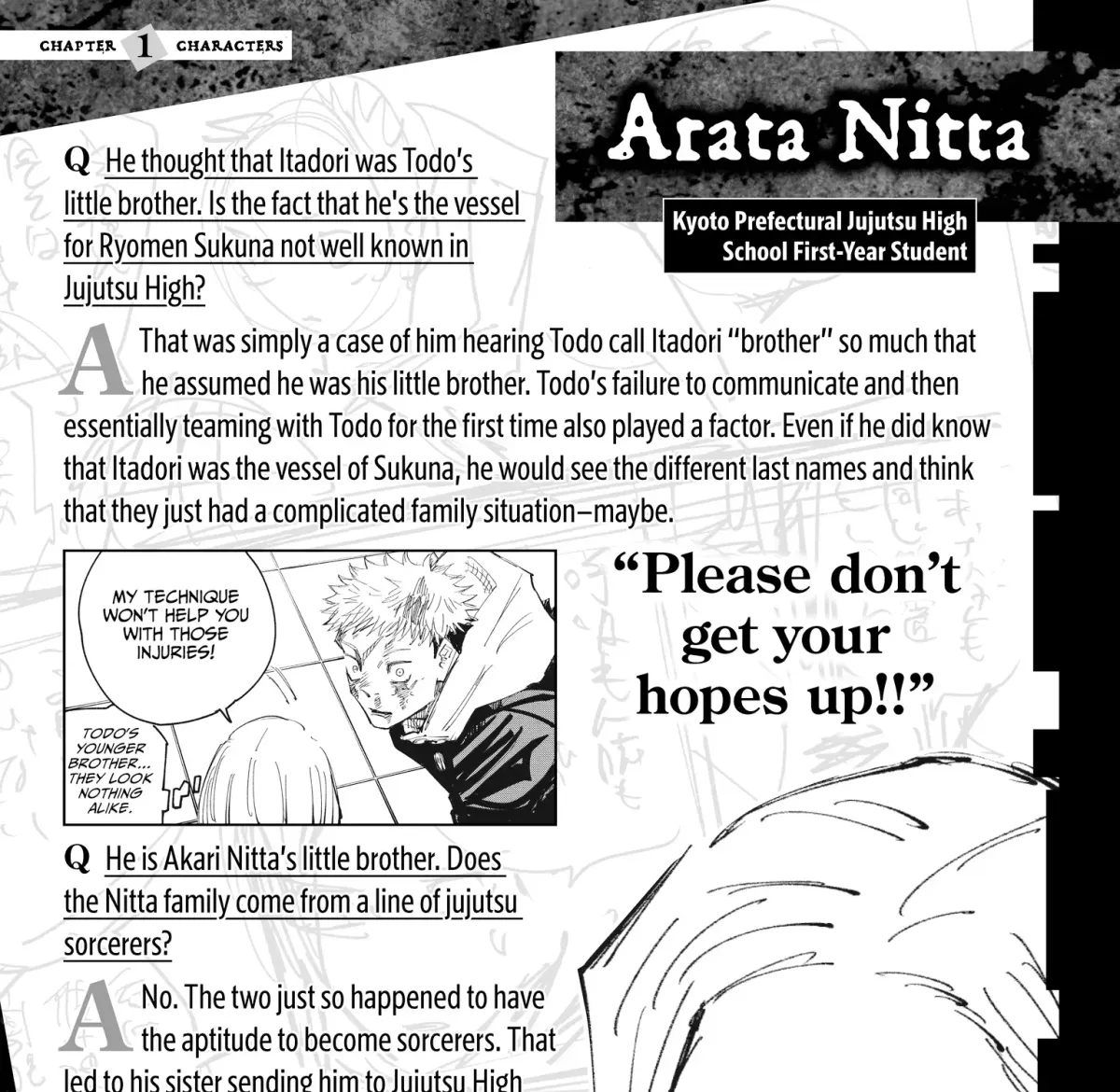 Jujutsu Kaisen: The Official Character Guide Chapter 1 page 49 - 