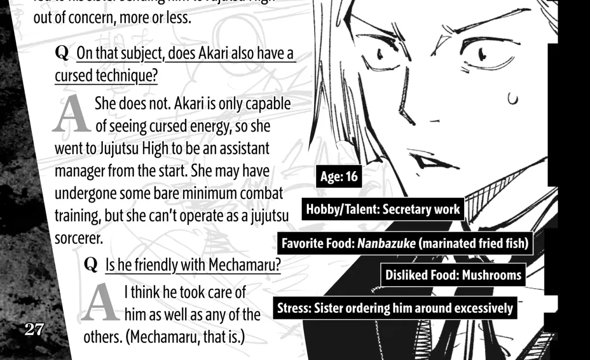 Jujutsu Kaisen: The Official Character Guide Chapter 1 page 50 - 