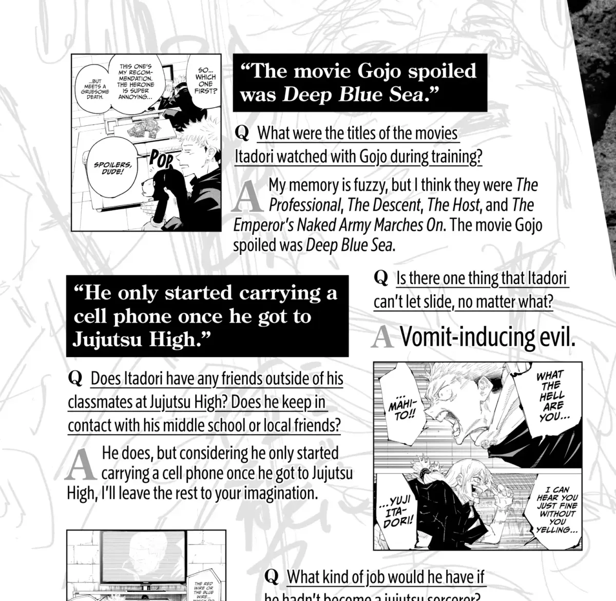 Jujutsu Kaisen: The Official Character Guide Chapter 1 page 7 - 
