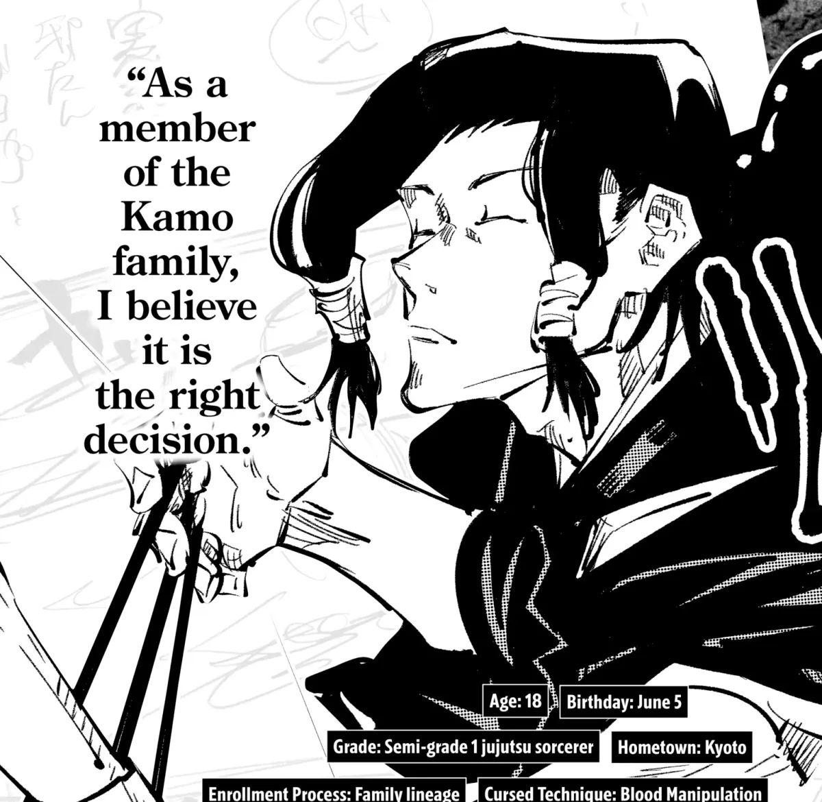 Jujutsu Kaisen: The Official Character Guide Chapter 1 page 61 - 