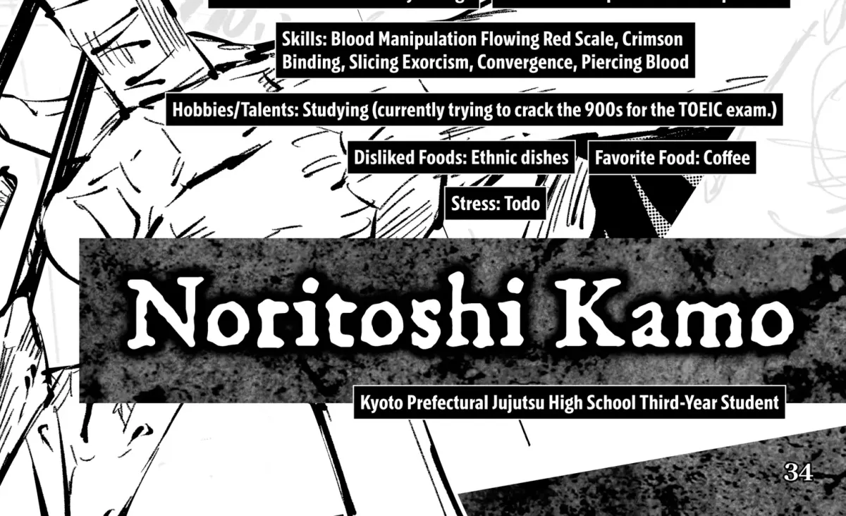 Jujutsu Kaisen: The Official Character Guide Chapter 1 page 62 - 