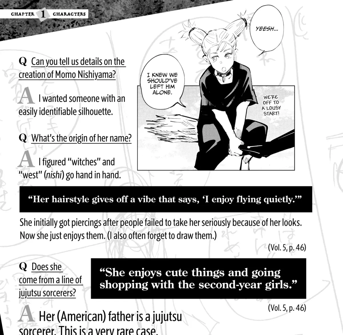 Jujutsu Kaisen: The Official Character Guide Chapter 1 page 71 - 