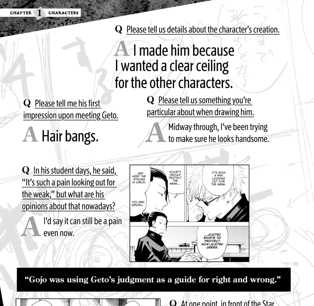Jujutsu Kaisen: The Official Character Guide Chapter 1 page 75 - 