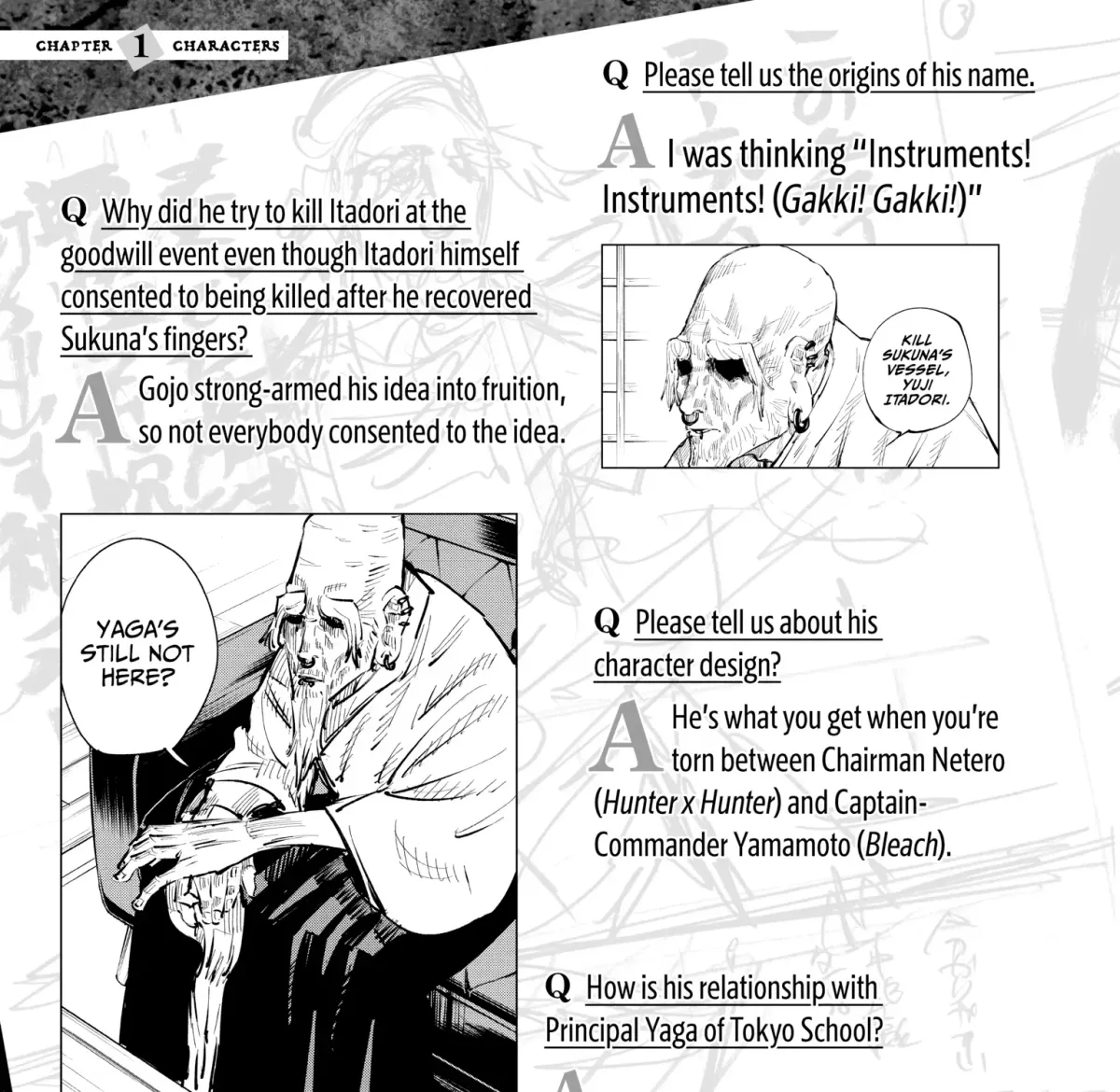 Jujutsu Kaisen: The Official Character Guide Chapter 1 page 83 - 