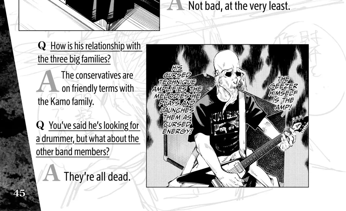 Jujutsu Kaisen: The Official Character Guide Chapter 1 page 84 - 