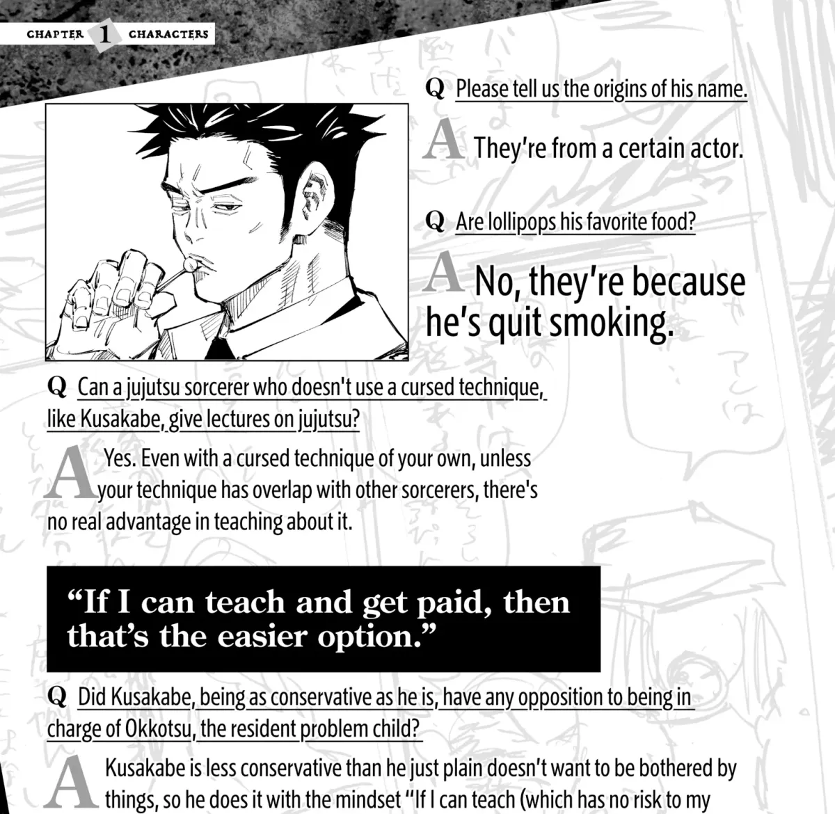 Jujutsu Kaisen: The Official Character Guide Chapter 1 page 91 - 