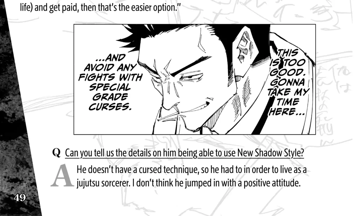 Jujutsu Kaisen: The Official Character Guide Chapter 1 page 92 - 