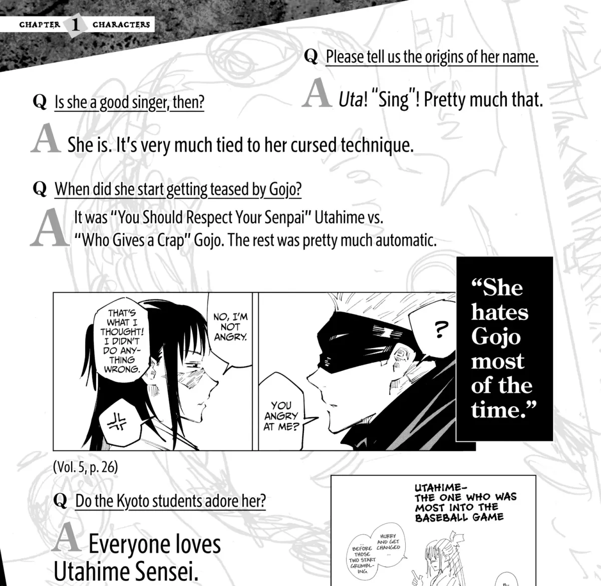 Jujutsu Kaisen: The Official Character Guide Chapter 1 page 95 - 