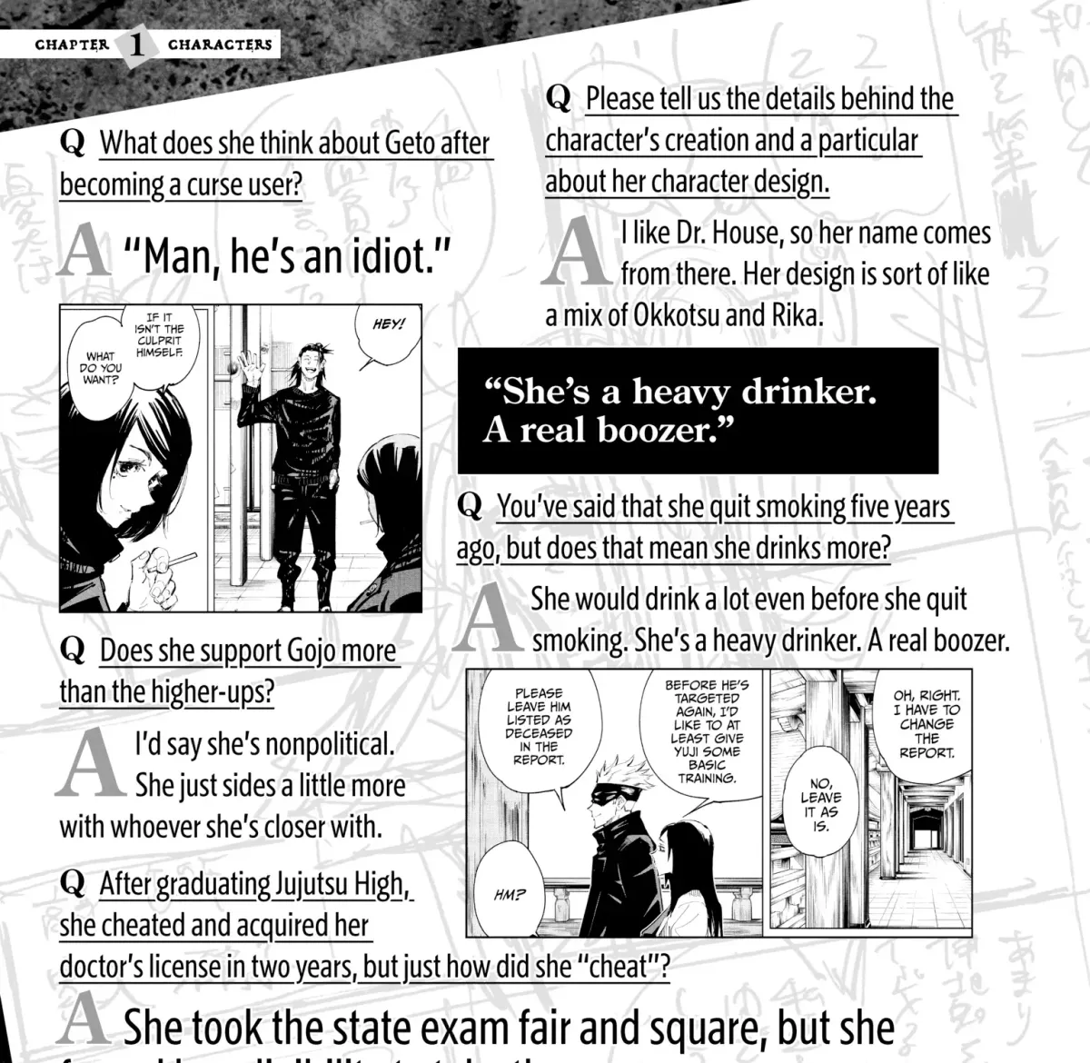 Jujutsu Kaisen: The Official Character Guide Chapter 1 page 99 - 