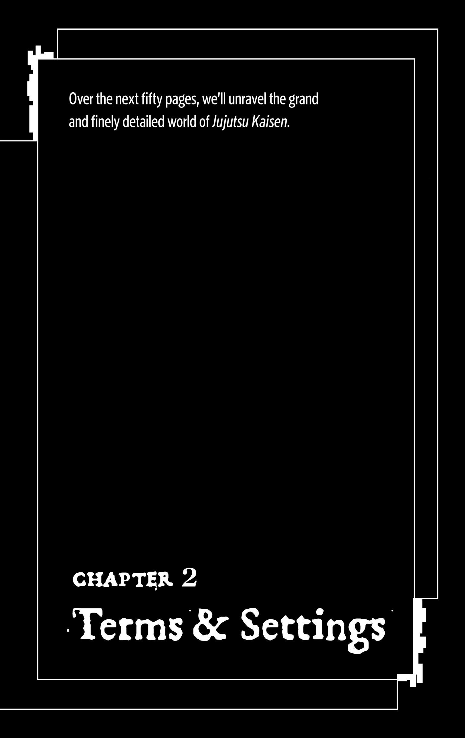 Jujutsu Kaisen: The Official Character Guide Chapter 2 page 1 - 