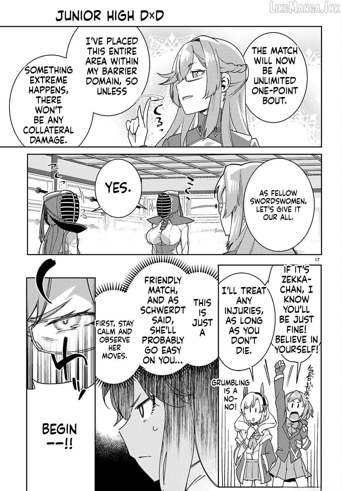 Junior High School DxD Chapter 5 page 17 - 