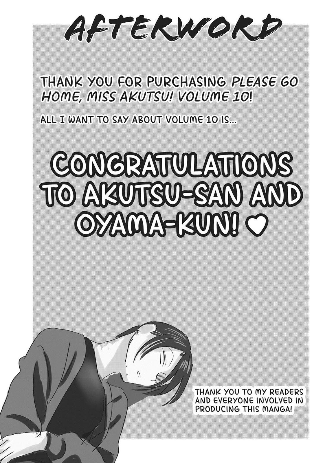 Kaette Kudasai! Akutsu-san Chapter 189.5 page 17 - 