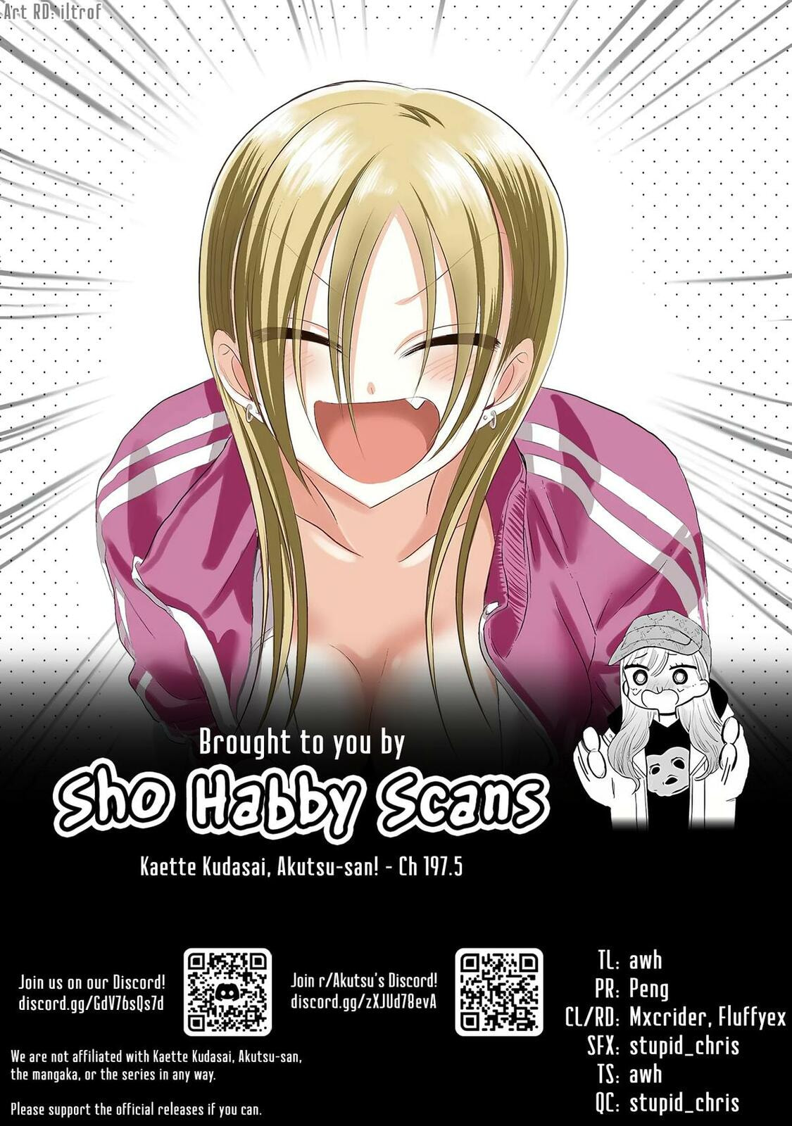 Kaette Kudasai! Akutsu-san Chapter 197.5 page 5 - 