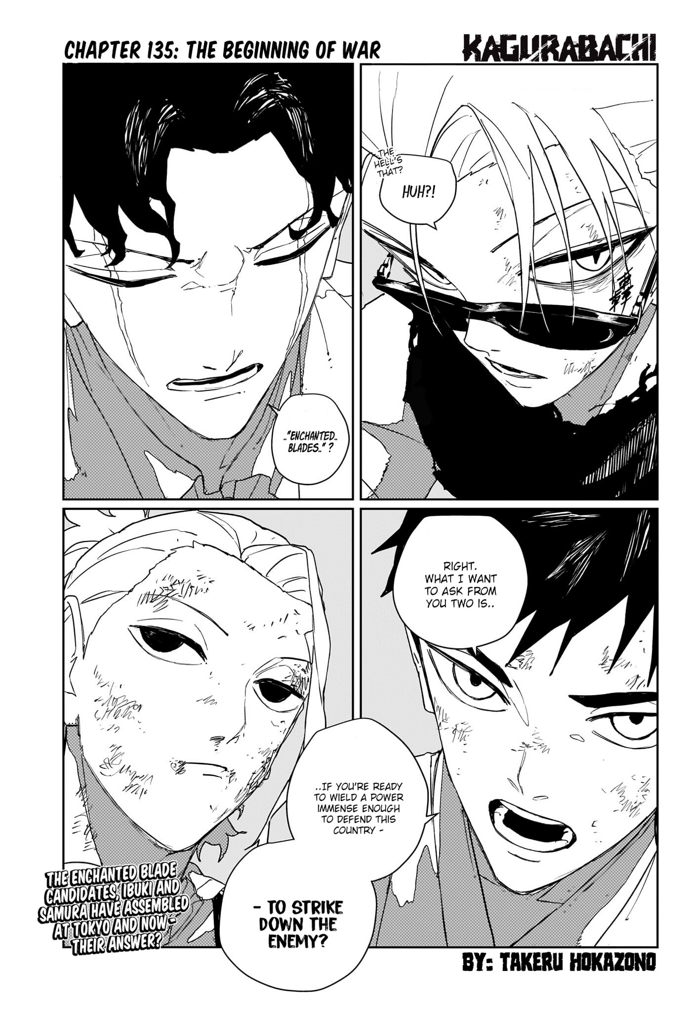 Kagurabachi Chapter 135 page 1 - 