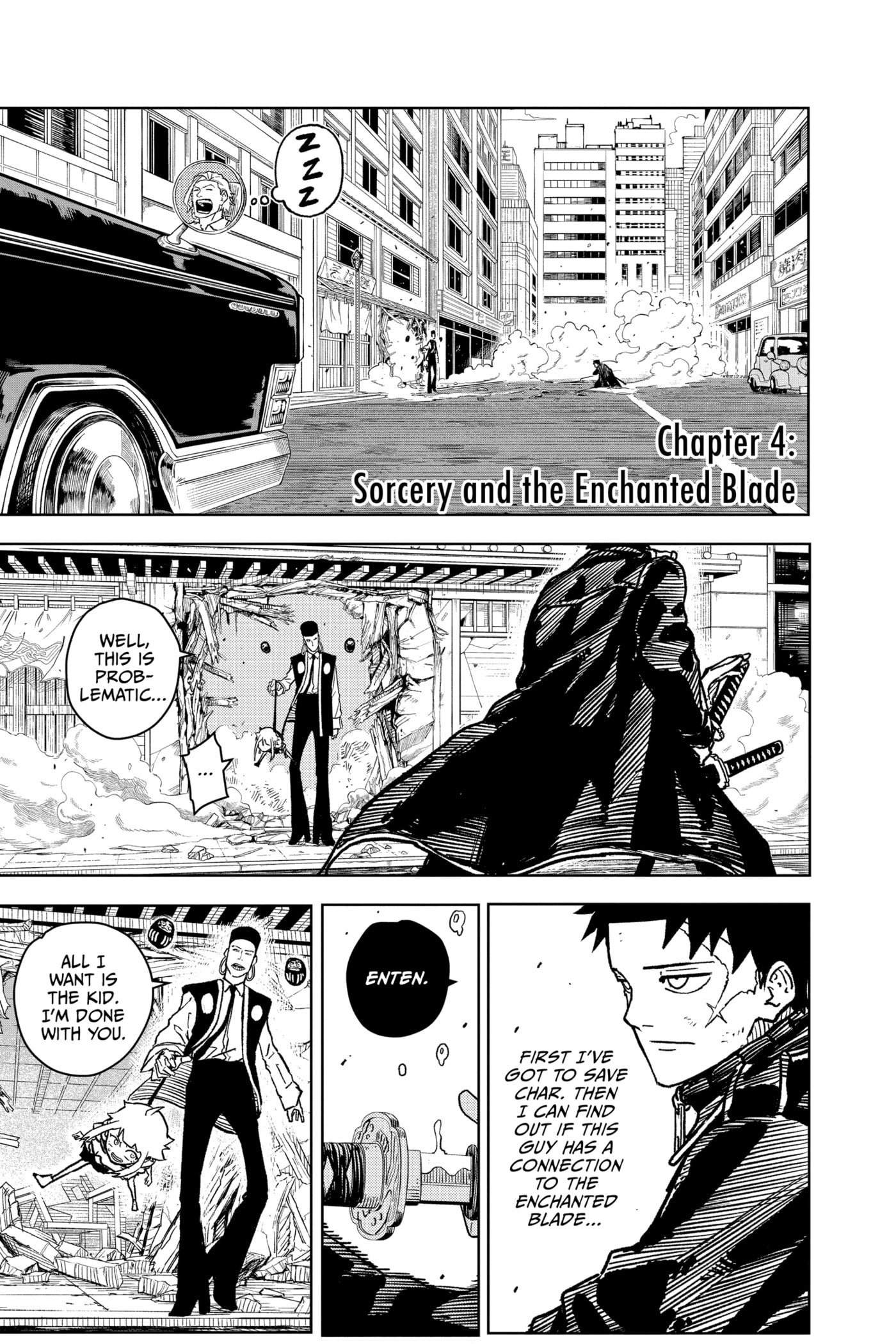 Kagurabachi Chapter 4 page 1 - 