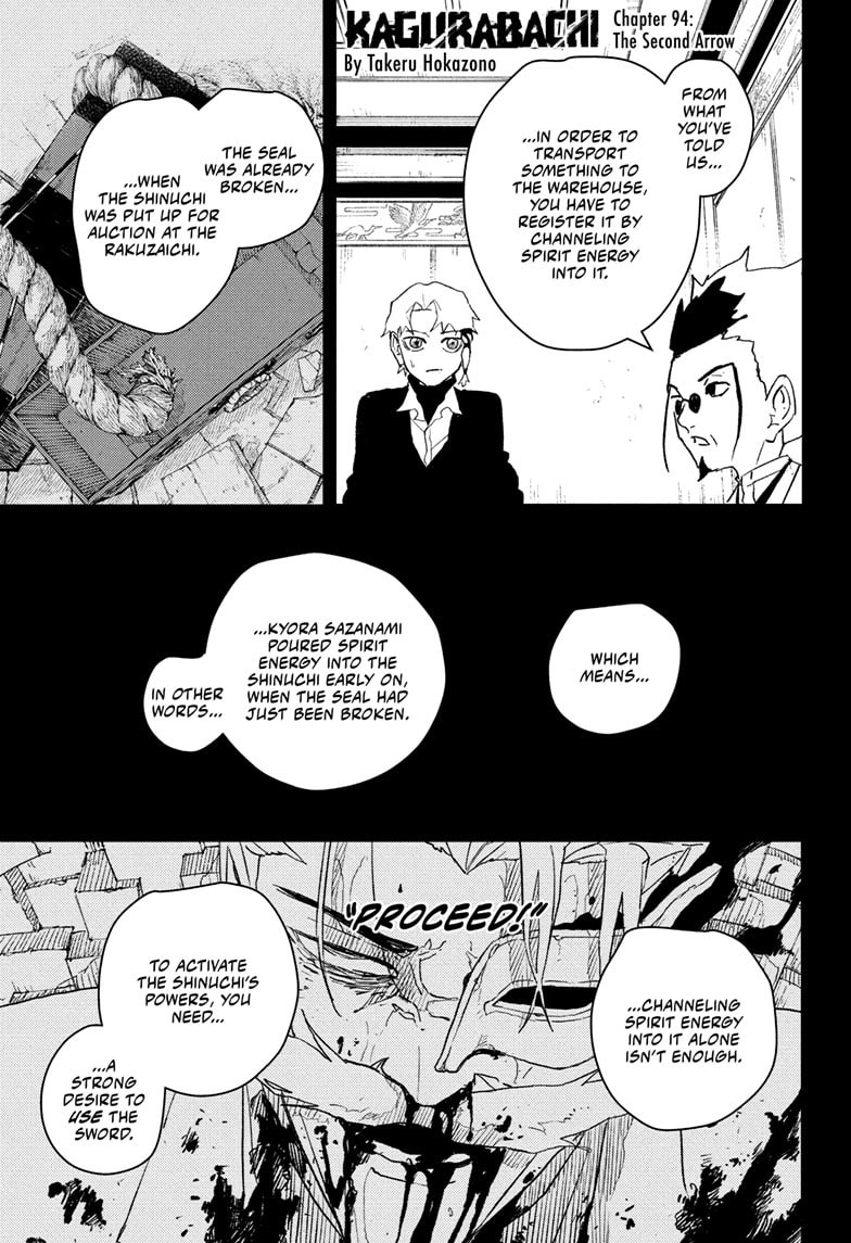 Kagurabachi Chapter 94 page 1 - 