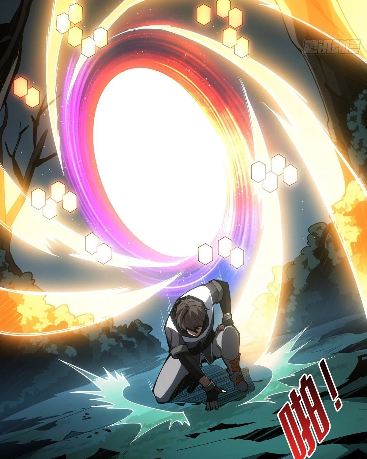 Kaiju Jiu You Wangzhe Zhanghao (Colored) Chapter 8 page 43 - 