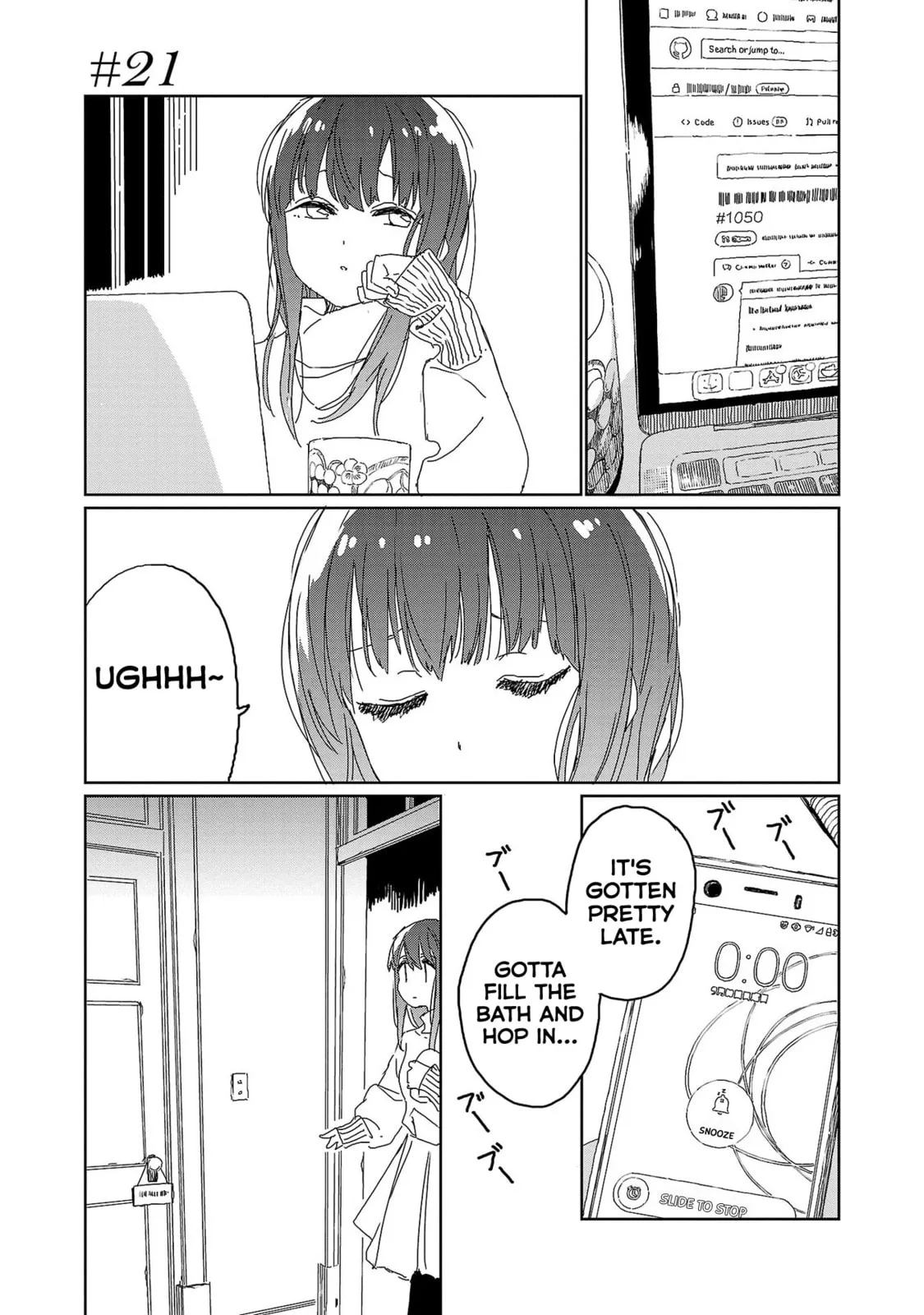 Kamiina Botan Fully Blossoms When Drunk Chapter 21 page 1 - 