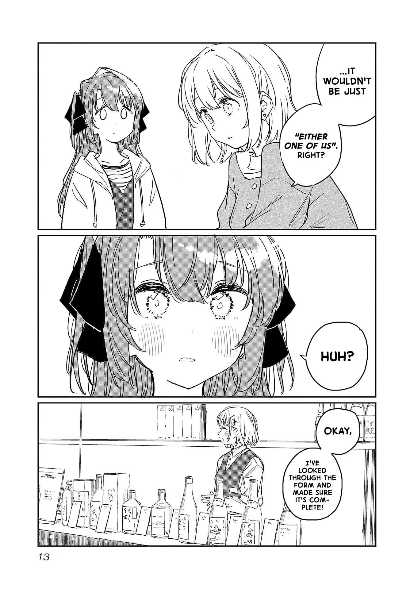 Kamiina Botan Fully Blossoms When Drunk Chapter 38 page 13 - 