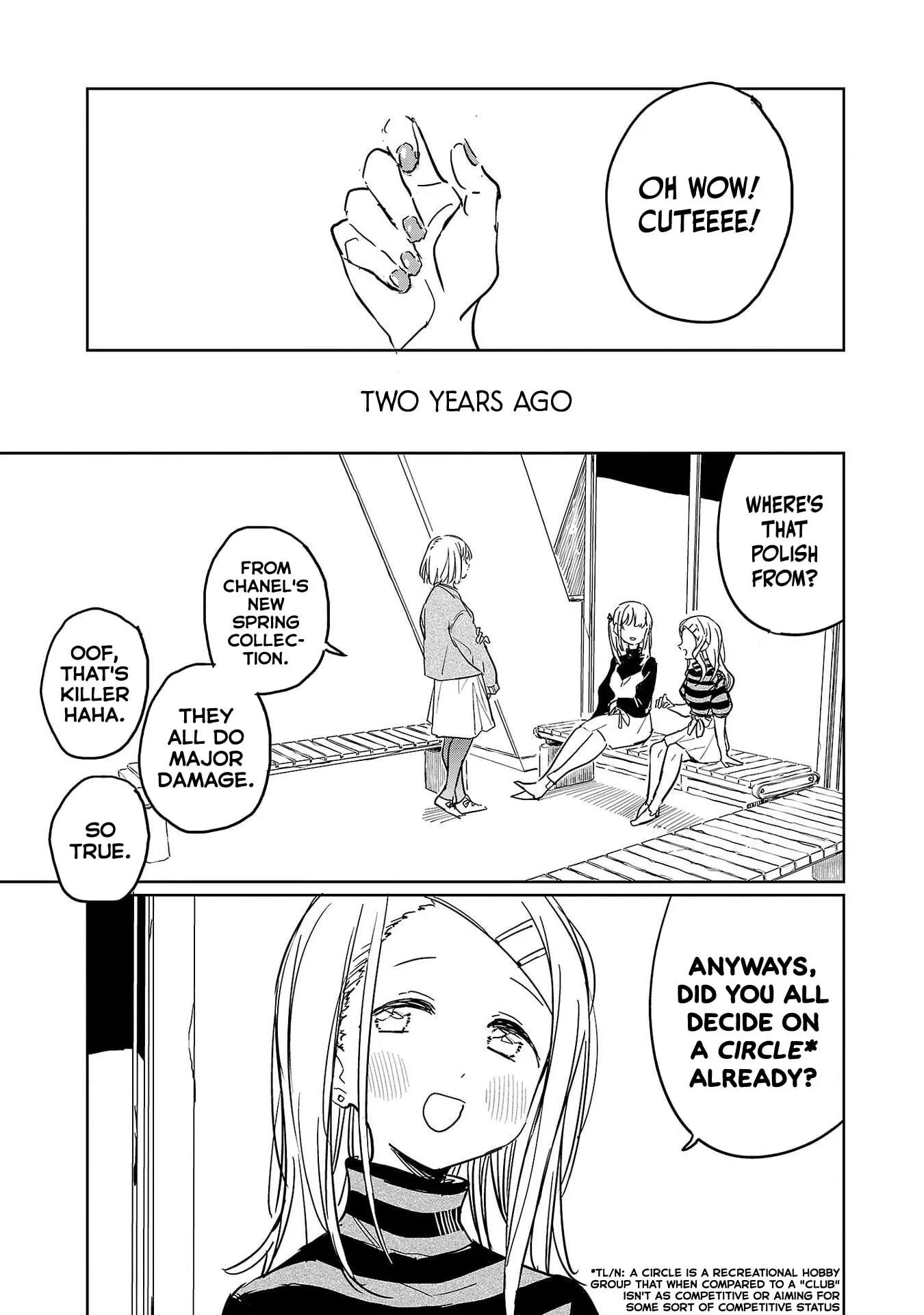 Kamiina Botan Fully Blossoms When Drunk Chapter 49 page 3 - 